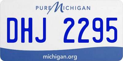 MI license plate DHJ2295