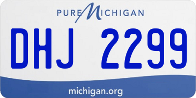MI license plate DHJ2299