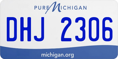 MI license plate DHJ2306