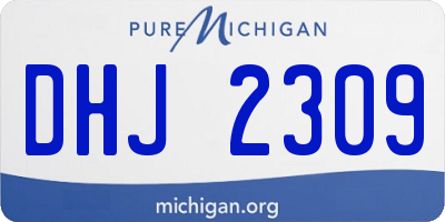 MI license plate DHJ2309