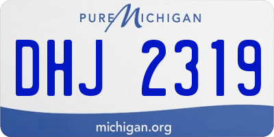 MI license plate DHJ2319