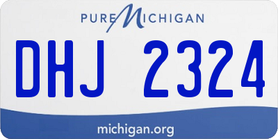 MI license plate DHJ2324