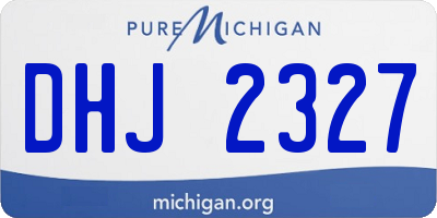 MI license plate DHJ2327