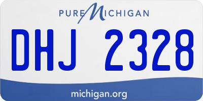 MI license plate DHJ2328