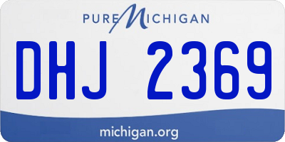 MI license plate DHJ2369