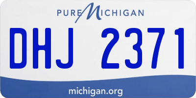 MI license plate DHJ2371