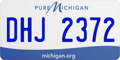 MI license plate DHJ2372