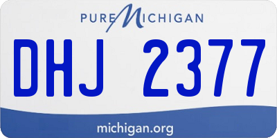 MI license plate DHJ2377