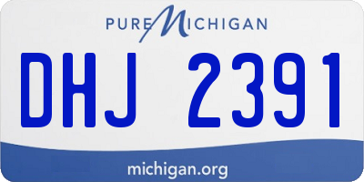 MI license plate DHJ2391