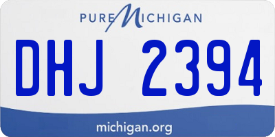 MI license plate DHJ2394