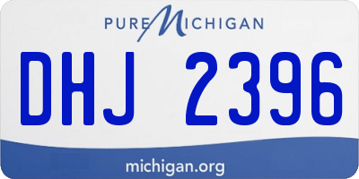 MI license plate DHJ2396
