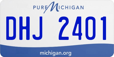 MI license plate DHJ2401