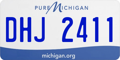 MI license plate DHJ2411