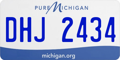 MI license plate DHJ2434