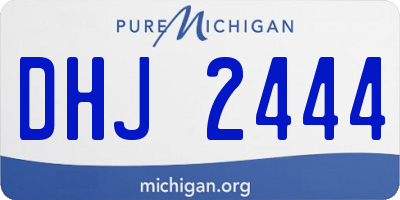 MI license plate DHJ2444