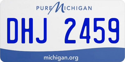 MI license plate DHJ2459