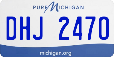 MI license plate DHJ2470