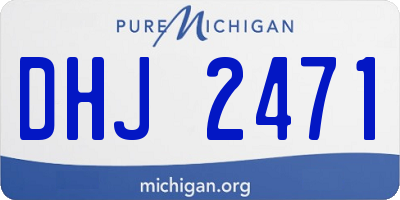 MI license plate DHJ2471