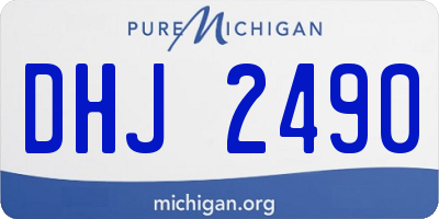 MI license plate DHJ2490