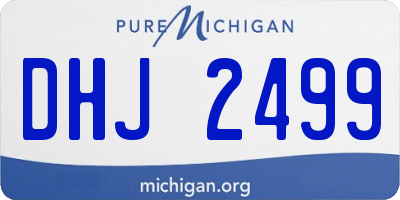 MI license plate DHJ2499