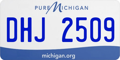 MI license plate DHJ2509