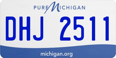 MI license plate DHJ2511