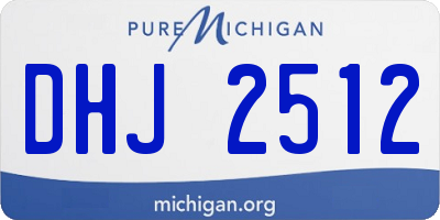 MI license plate DHJ2512