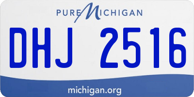 MI license plate DHJ2516