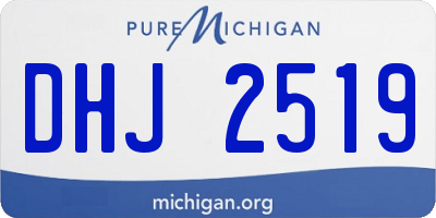 MI license plate DHJ2519