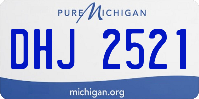 MI license plate DHJ2521