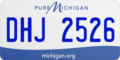 MI license plate DHJ2526