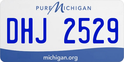 MI license plate DHJ2529