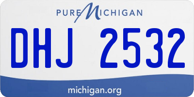 MI license plate DHJ2532