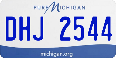 MI license plate DHJ2544