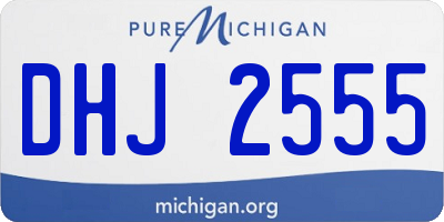 MI license plate DHJ2555