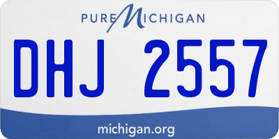 MI license plate DHJ2557