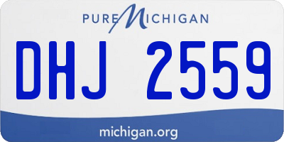 MI license plate DHJ2559