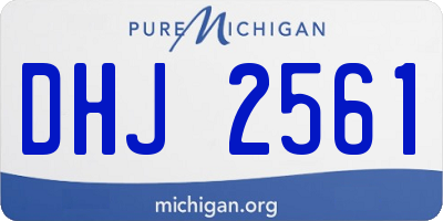 MI license plate DHJ2561
