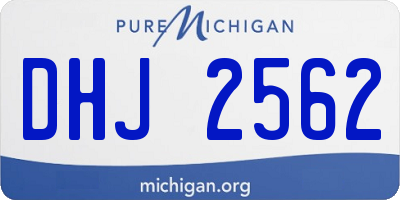 MI license plate DHJ2562