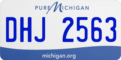 MI license plate DHJ2563
