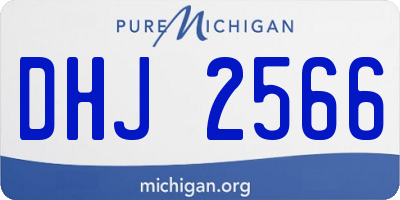 MI license plate DHJ2566