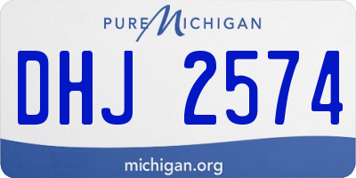 MI license plate DHJ2574