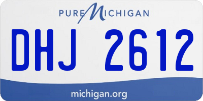 MI license plate DHJ2612