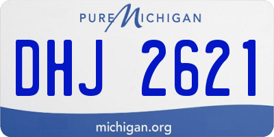 MI license plate DHJ2621
