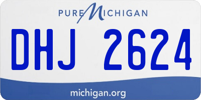 MI license plate DHJ2624