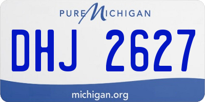 MI license plate DHJ2627