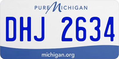 MI license plate DHJ2634