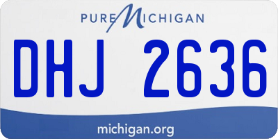 MI license plate DHJ2636