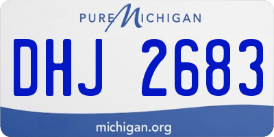 MI license plate DHJ2683