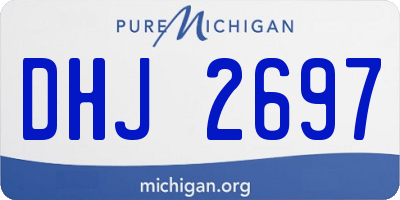 MI license plate DHJ2697